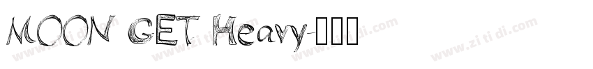 MOON GET Heavy字体转换